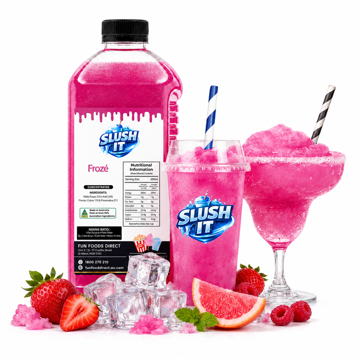 Froze Slush / Slushie Mix Bottles