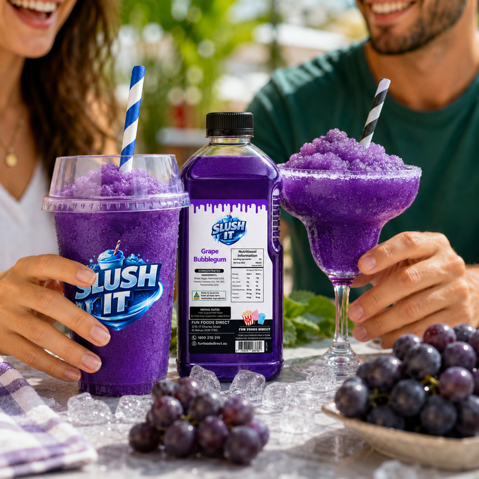 Grape Bubblegum Slushy Mix / Premium Slushy Bottles