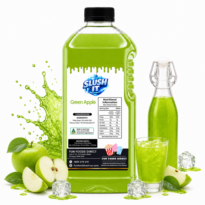 Green Apple cordial Mixes 2L