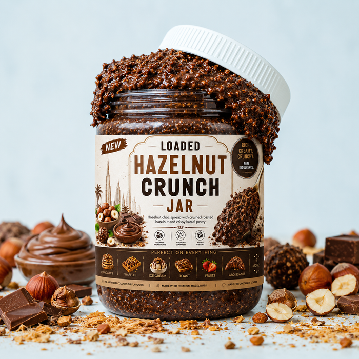 Loaded Hazelnut Crunch Jar 375ml