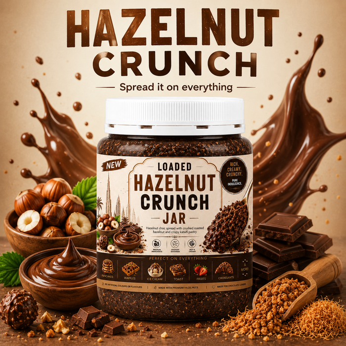 Loaded Hazelnut Crunch Jar 375ml