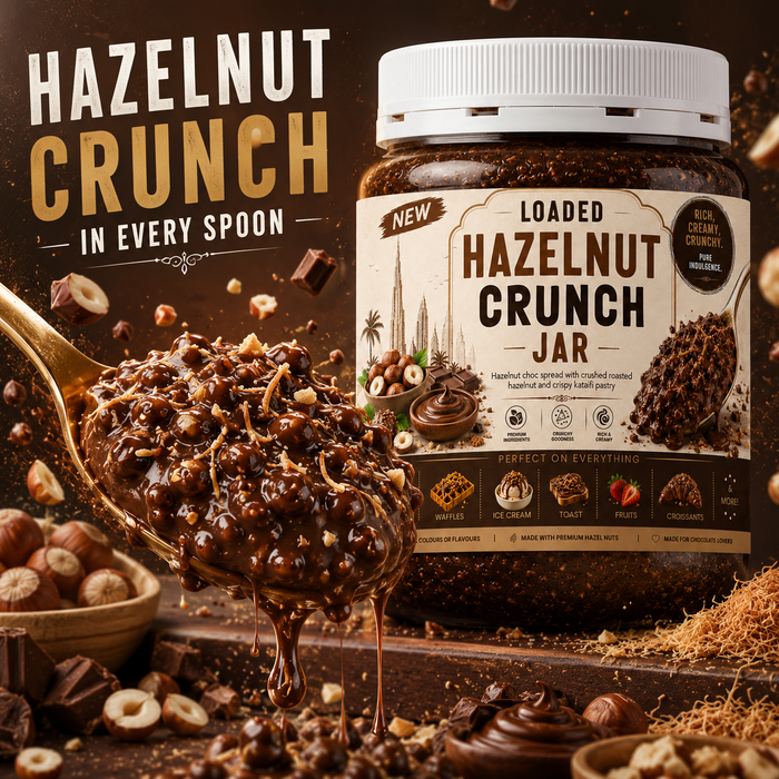 Loaded Hazelnut Crunch Jar 375ml