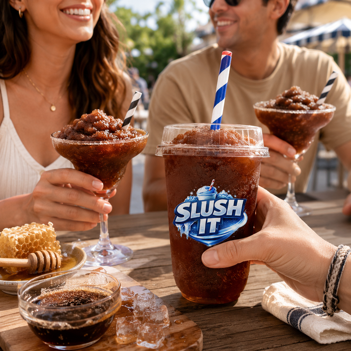 honey cola slushy, Slushy Honey Cola Flavour – Limited Time Only!