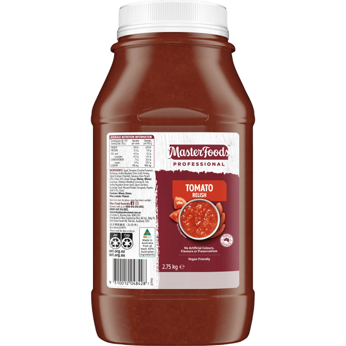 MasterFoods Tomato Relish 2.75kg