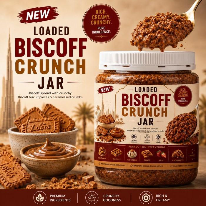 Loaded Biscoff Crunch Jar 375ml