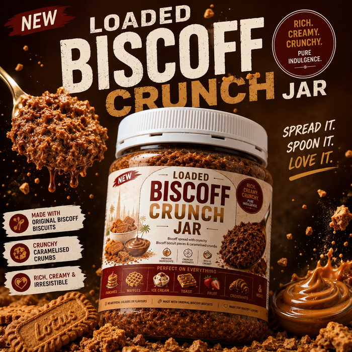 Loaded Biscoff Crunch Jar 375ml