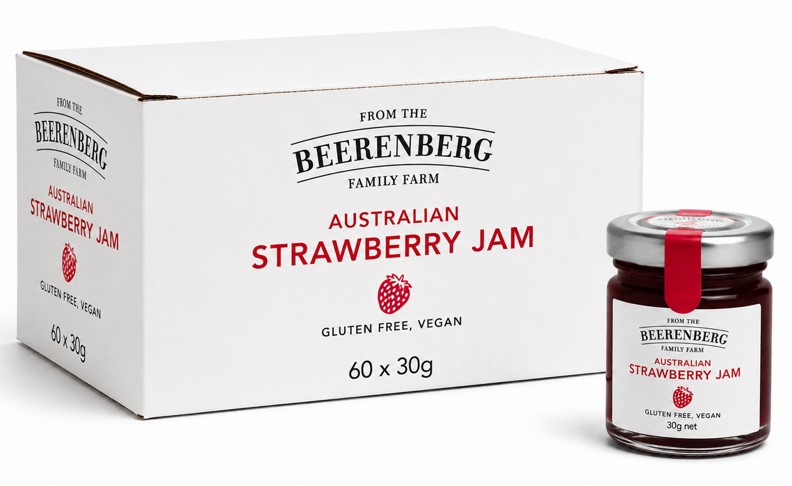 BEERENBERG Strawberry Jam Jars 60 x 30G
