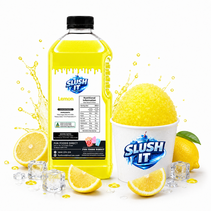 Lemon Sno Cone Flavour 2L Bottle
