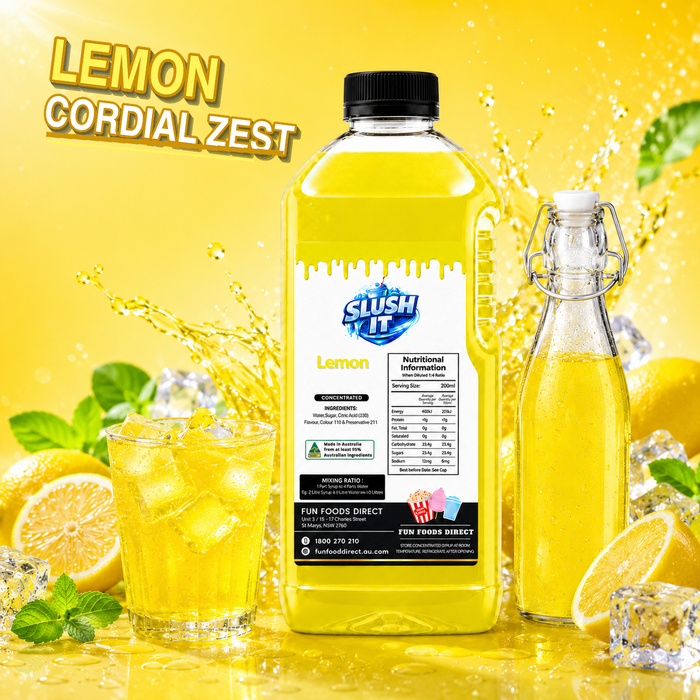Lemon cordial Mixes 2L