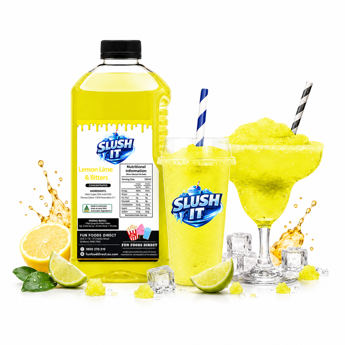 Lemon Lime & Bitters Slush / Slushie Mix Bottles