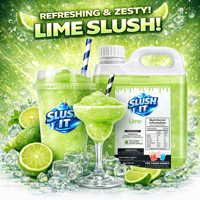Lime Slush / Slushie Mix Bottles