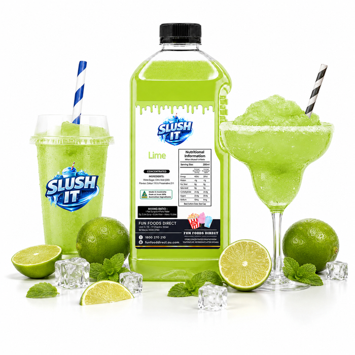 Lime Slush / Slushie Mix Bottles
