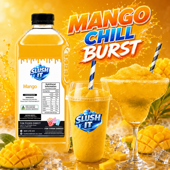Mango Slush / Slushie Mix Bottles