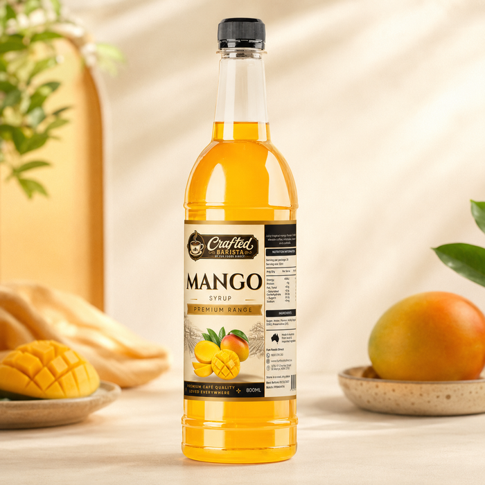Mango Syrup Premium Range 800mL | Juicy Tropical Mango Café Syrup