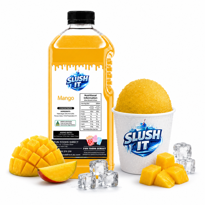 Mango Sno Cone Flavour 2L Bottle