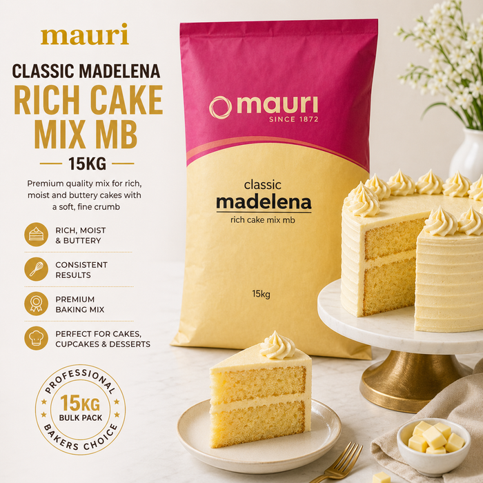 Mauri Madelena Rich Cake Mix MB – 15KG - Premium Baking — Fast Direct ...