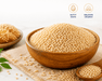 Premium quality sesame seeds for baking in a wooden bowl showcasing their nutty taste and delicate crunch.
