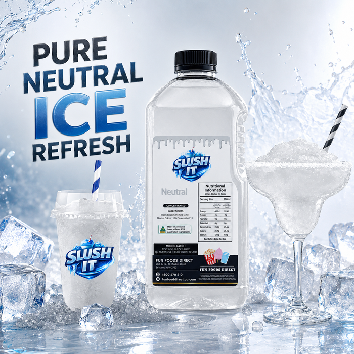 Neutral Slush / Slushie Mix Bottles
