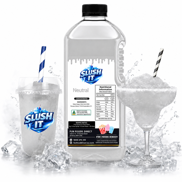 Neutral Slush / Slushie Mix Bottles