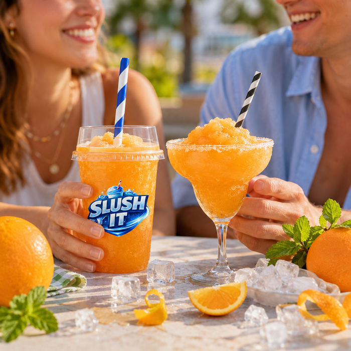 Orange Slush / Slushie Mix Bottles