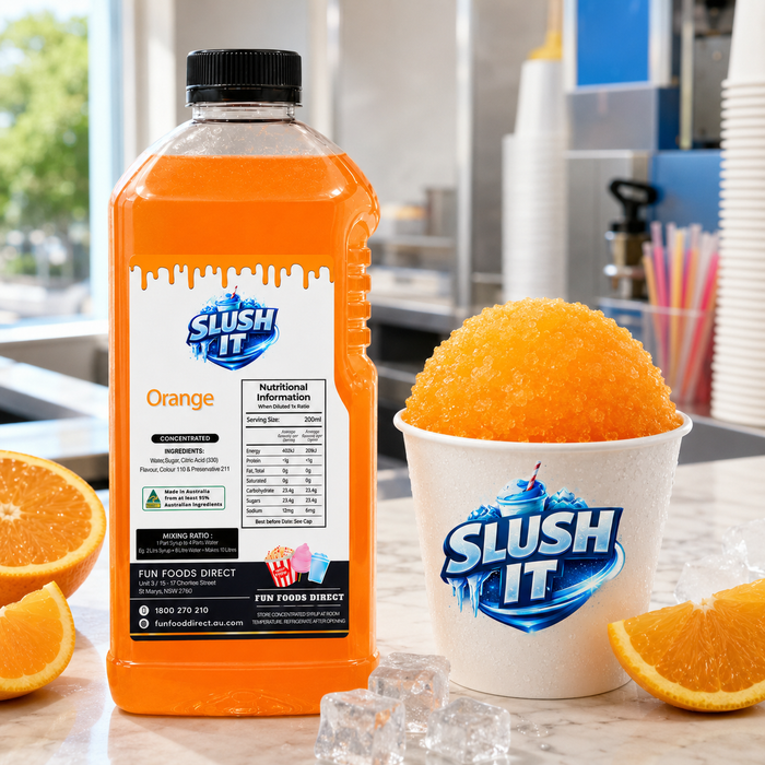 Orange Sno Cone Flavour Bottle 2L