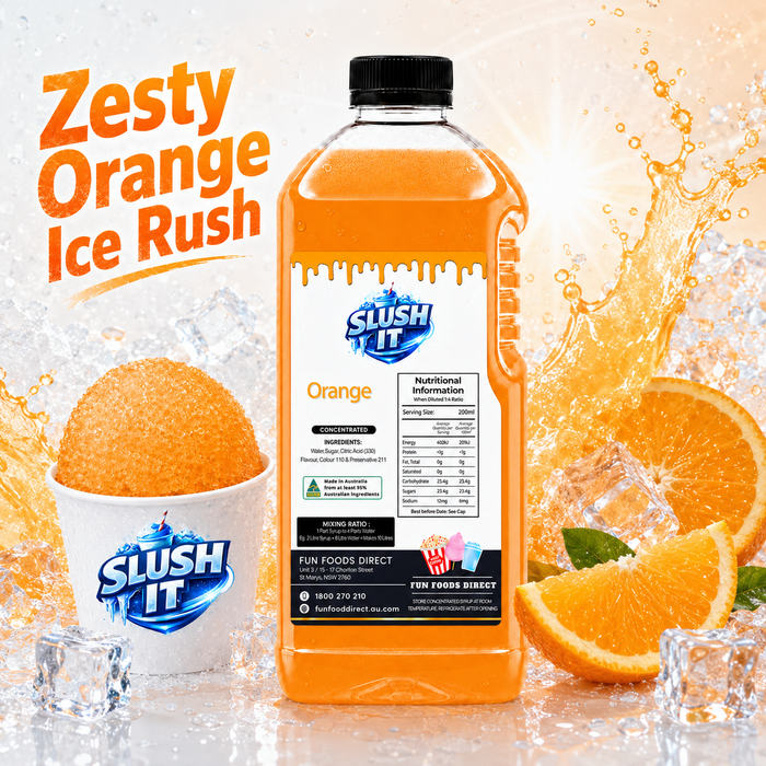 Orange Sno Cone Flavour Bottle 2L