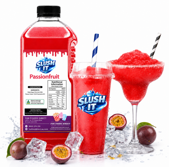 Passionfruit Slushy Mix / Premium Slushy Bottles