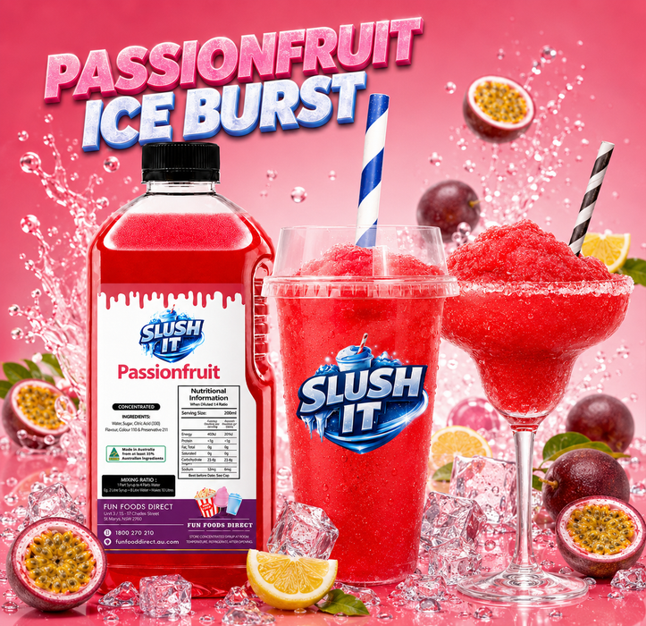 Passionfruit Slushy Mix / Premium Slushy Bottles
