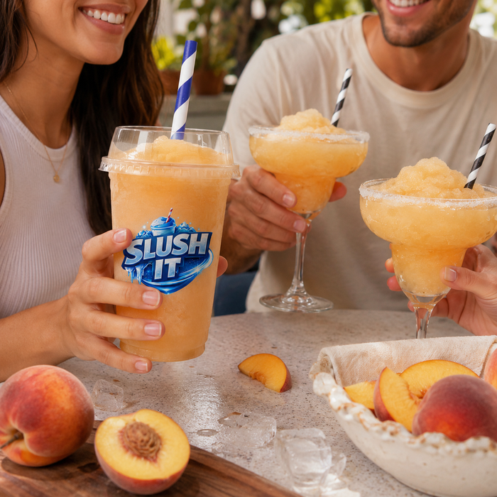 Peach Slush / Slushie Mix Bottles