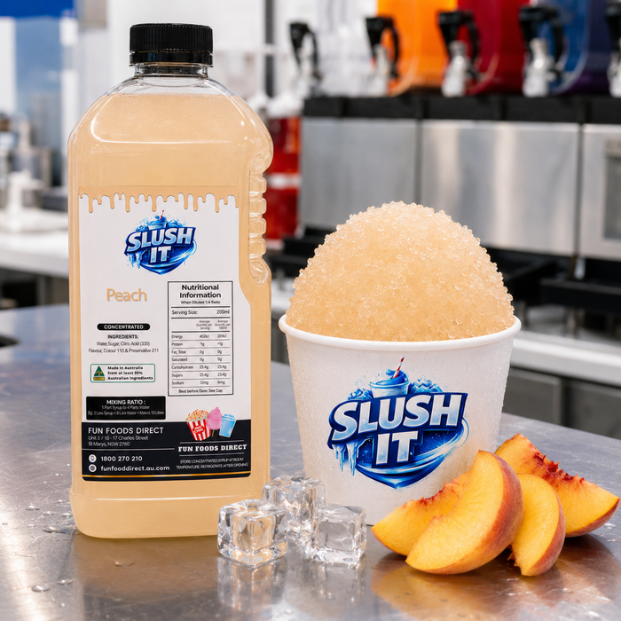 Peach Sno Cone Flavour Bottle 2L