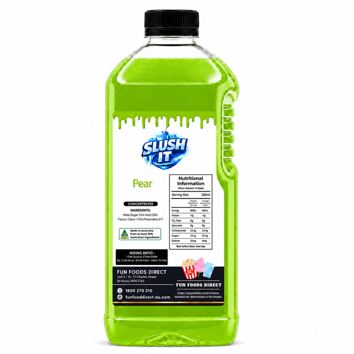 Pear cordial Mixes 2L