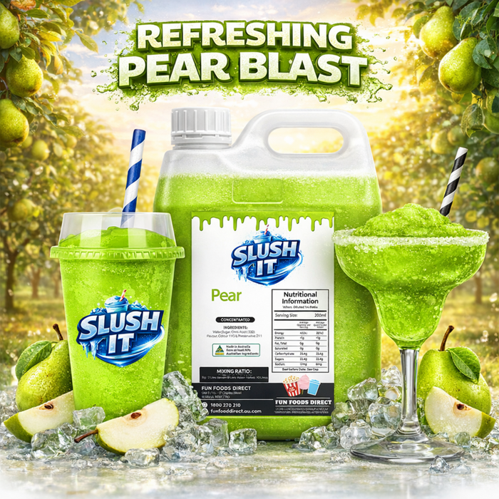 Pear Slush / Slushie Mix Bottles