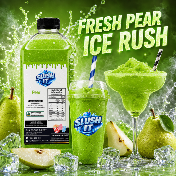Pear Slush / Slushie Mix Bottles