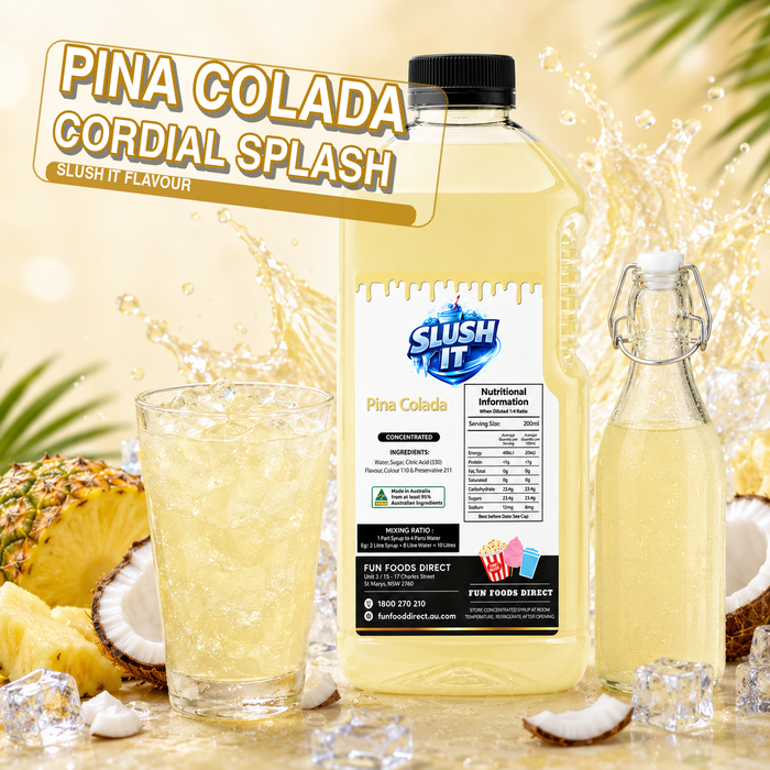 Pina Colada Cordial Mixes 2L