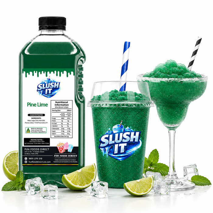 Pinelime Slush / Slushie Mix Bottles