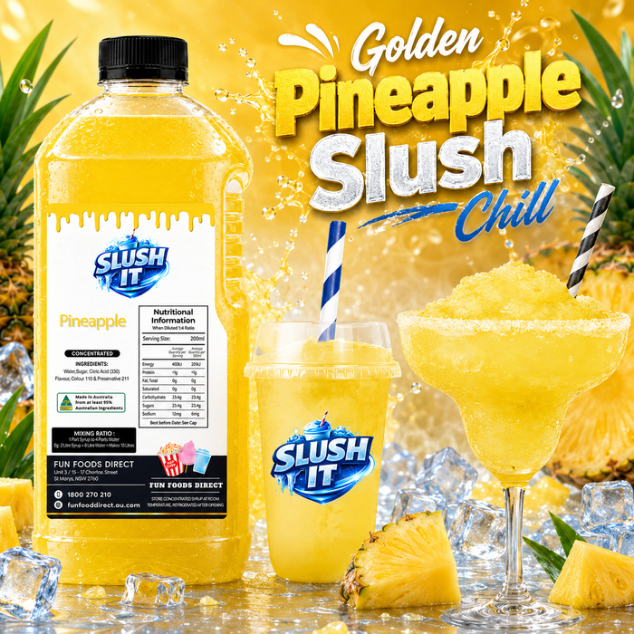 Pineapple Slush / Slushie Mix Bottles