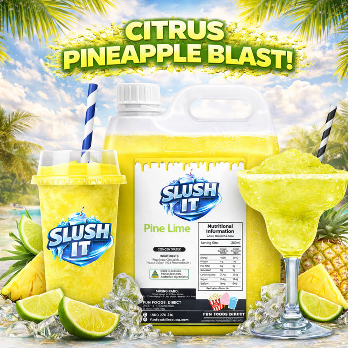 Pinelime Slush / Slushie Mix Bottles