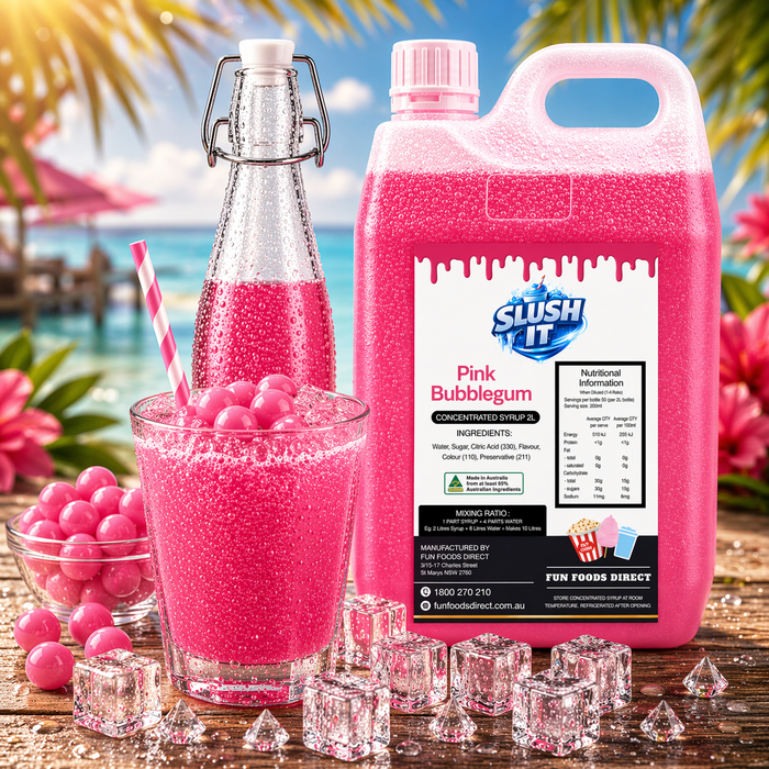 Pink Bubblegum Cordial Mixes 2L
