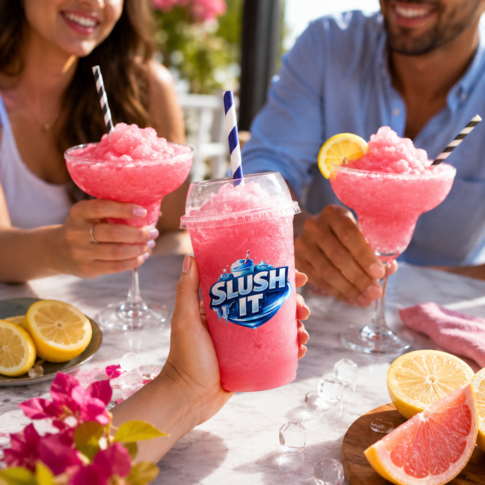 Pink Lemonade Slush / Slushie Mix Bottles