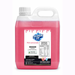 Pink Lemonade Snow Cone Syrup bottle, 2L, perfect for refreshing snow cone treats and parties.