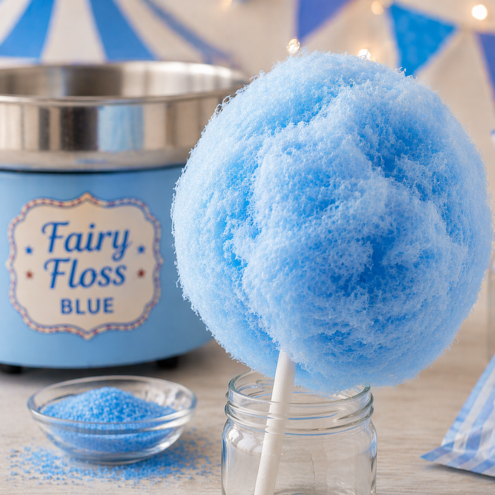 Premium Blue Fairy Floss Sugar Ready to use