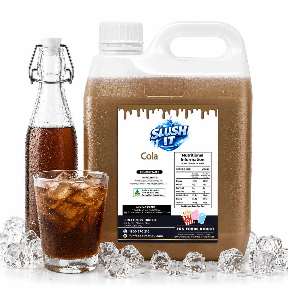 Cola Cordial Mixes 2L - Premium Flavour from Sydney — Fast Direct Packaging