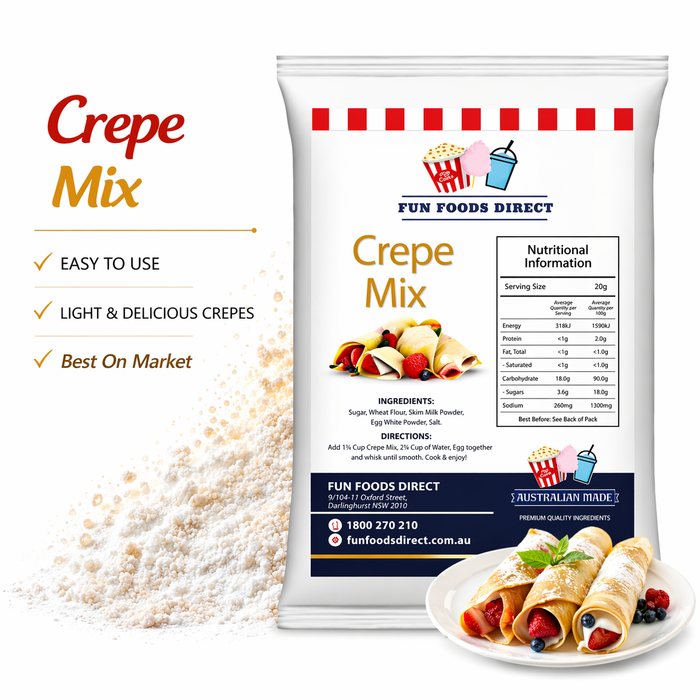 Premium Crepe Mix – Just Add Water!
