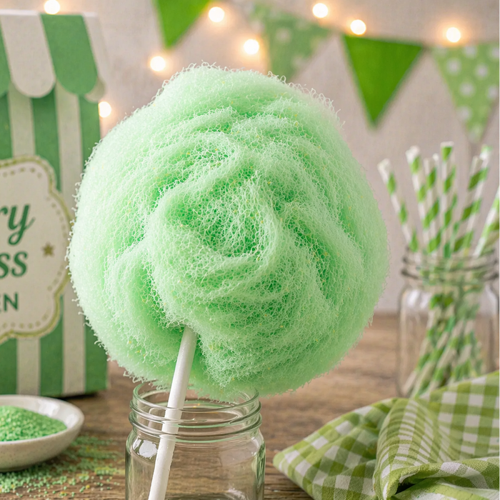Premium Green Fairy Floss Sugar Ready to use