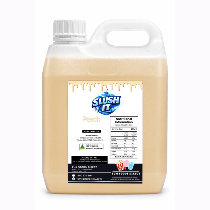 Peach cordial Mixes 2L