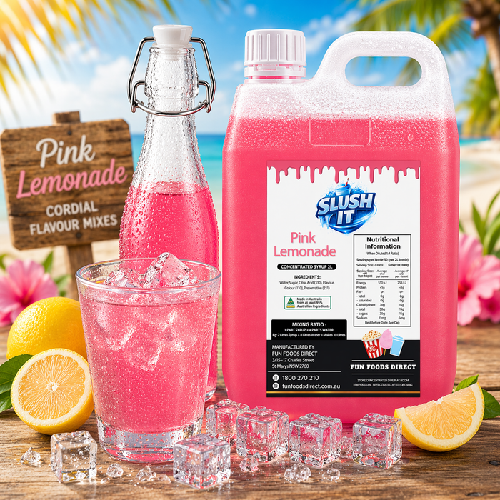 Pink Lemonade Cordial Mixes 2L