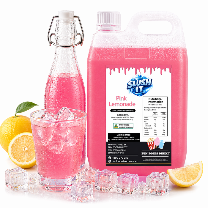 Pink Lemonade Cordial Mixes 2L