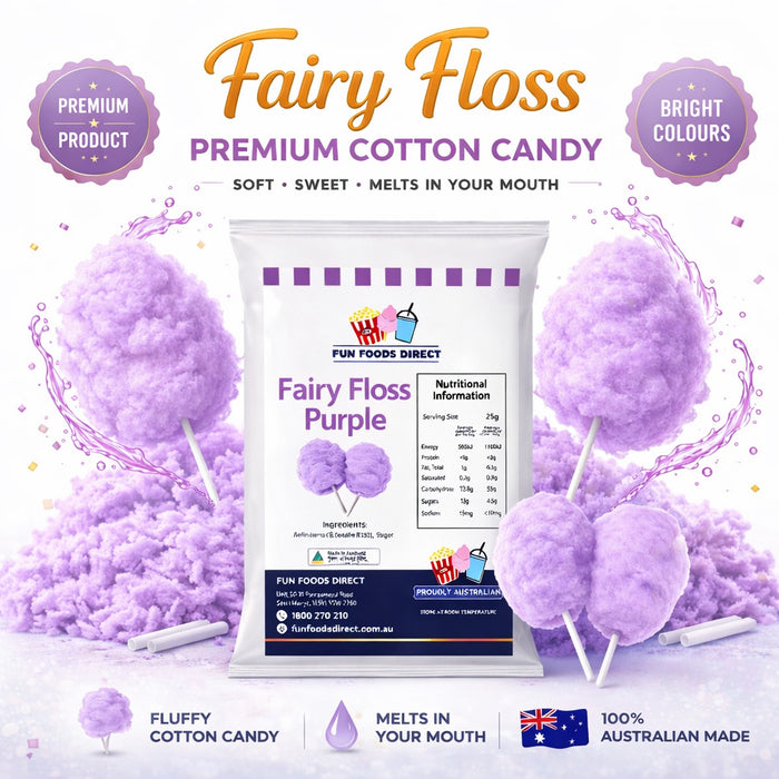 Premium Fairy Floss Sugar Ready to use