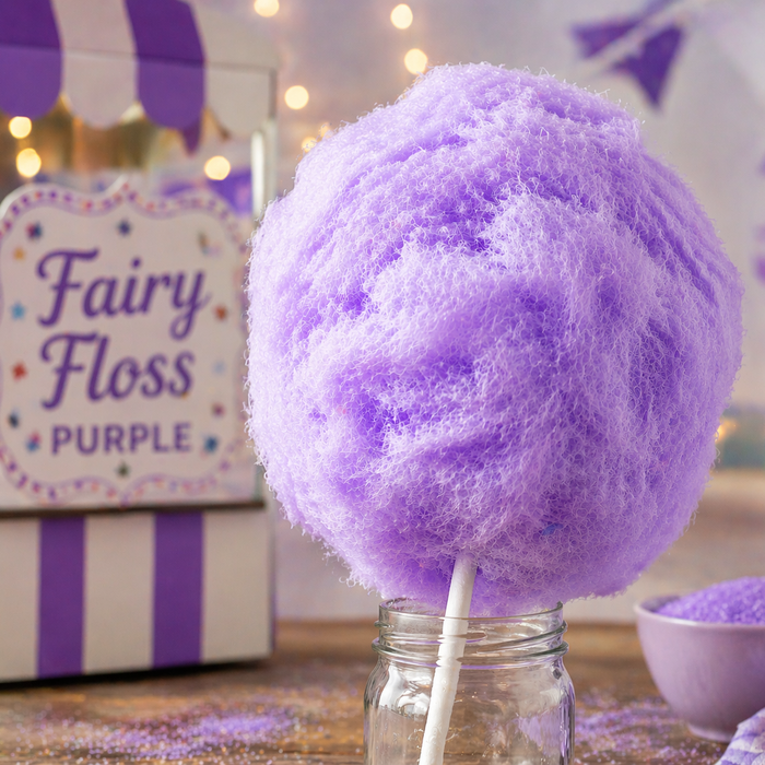 Premium Purple Fairy Floss Sugar Ready to use