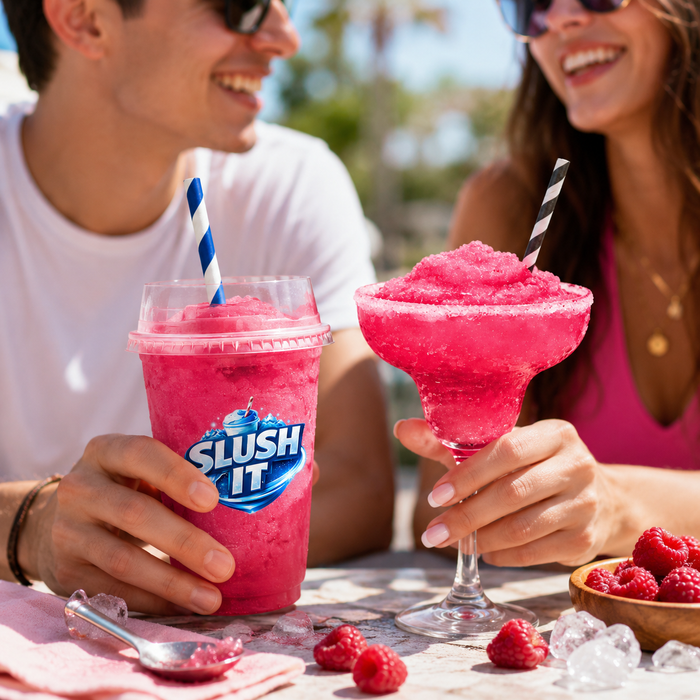 Raspberry slushy mix / Premium Slushy Bottles
